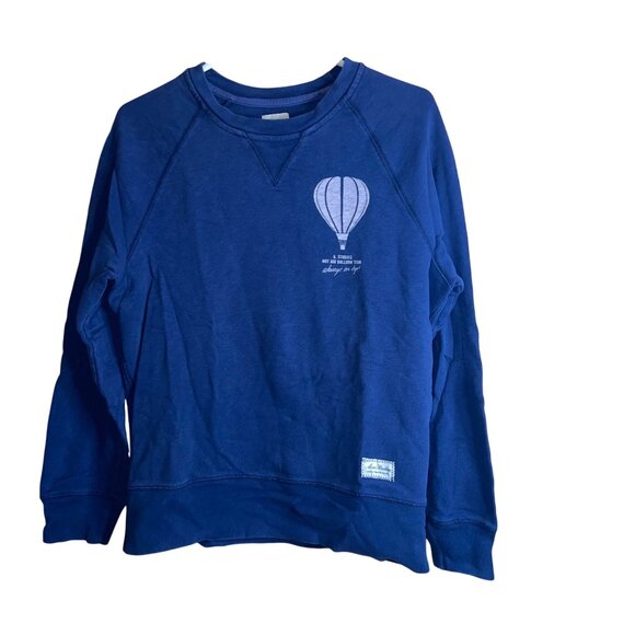 Acne Studios Vintage Mens Sweatshirt Size XS Blue Hot Air Balloon Pure Cotton - Picture 9 of 9